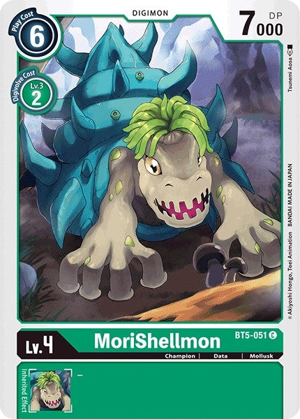 Image for MoriShellmon (BT5-051 C) (BT05) - Digimon Card Game