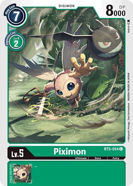 Image for Piximon (BT5-054 C) (BT05) - Digimon Card Game