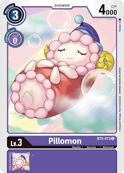 Image for Pillomon (BT5-073 C) (BT05) - Digimon Card Game