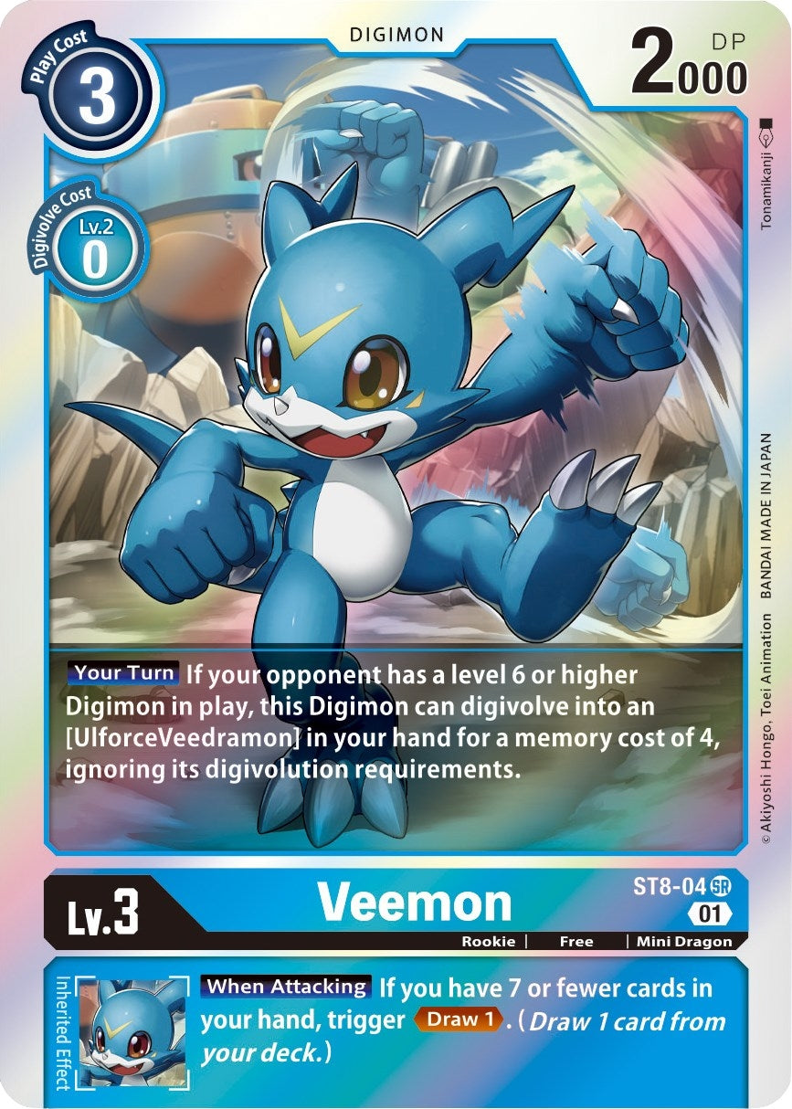 Image for Veemon (ST8-04 SR) (ST-8) - Digimon Card Game