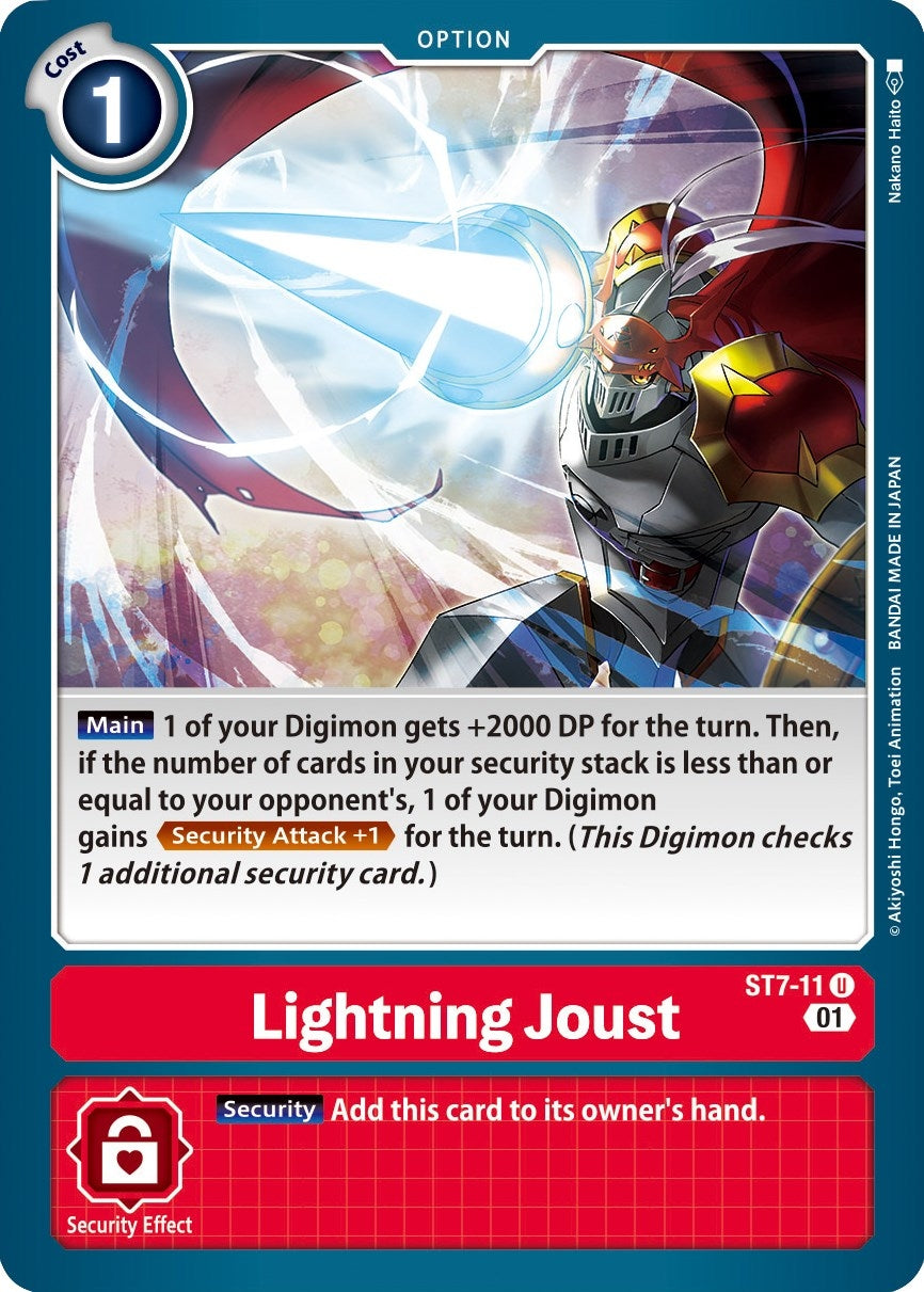 Image for Lightning Joust (ST7-11 U) (ST-7) - Digimon Card Game
