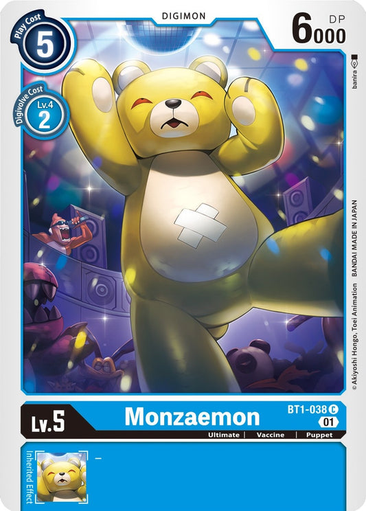 Image for Monzaemon - BT1-038 (Alternate Art) (BT1-038 C) (ST-8) - Digimon Card Game