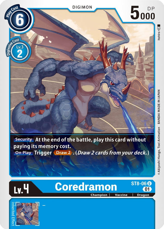 Image for Coredramon (ST8-06 U) (ST-8) - Digimon Card Game