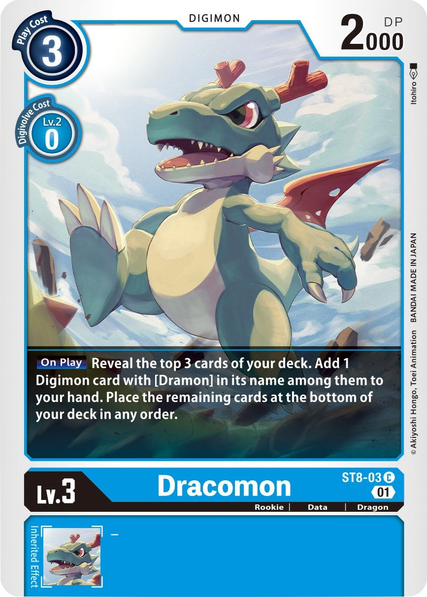 Image for Dracomon (ST8-03 C) (ST-8) - Digimon Card Game
