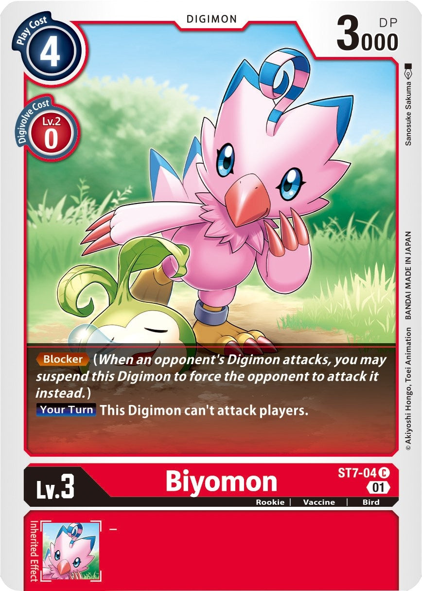 Image for Biyomon (ST7-04 C) (ST-7) - Digimon Card Game