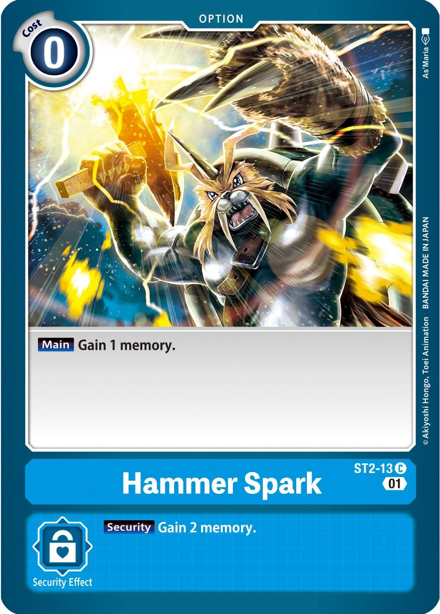 Image for Hammer Spark - ST2-13 (Alternate Art) (ST2-13 C) (ST-8) - Digimon Card Game