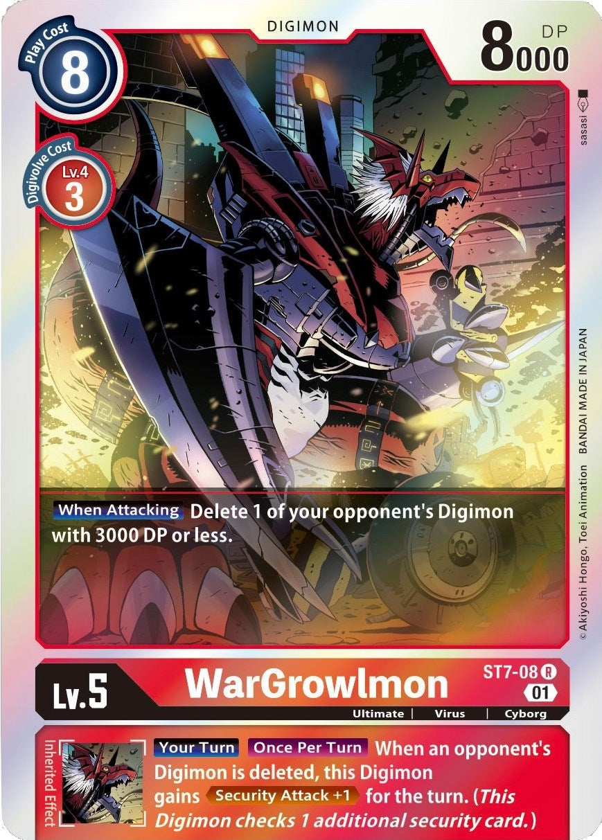 Image for WarGrowlmon (ST7-08 R) (ST-7) - Digimon Card Game
