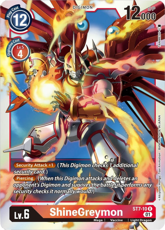 Image for ShineGreymon (ST7-10 R) (ST-7) - Digimon Card Game