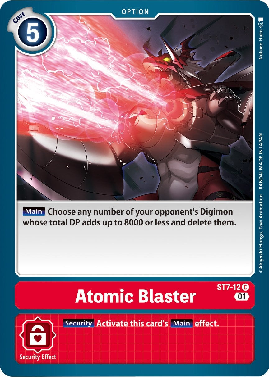 Image for Atomic Blaster (ST7-12 C) (ST-7) - Digimon Card Game