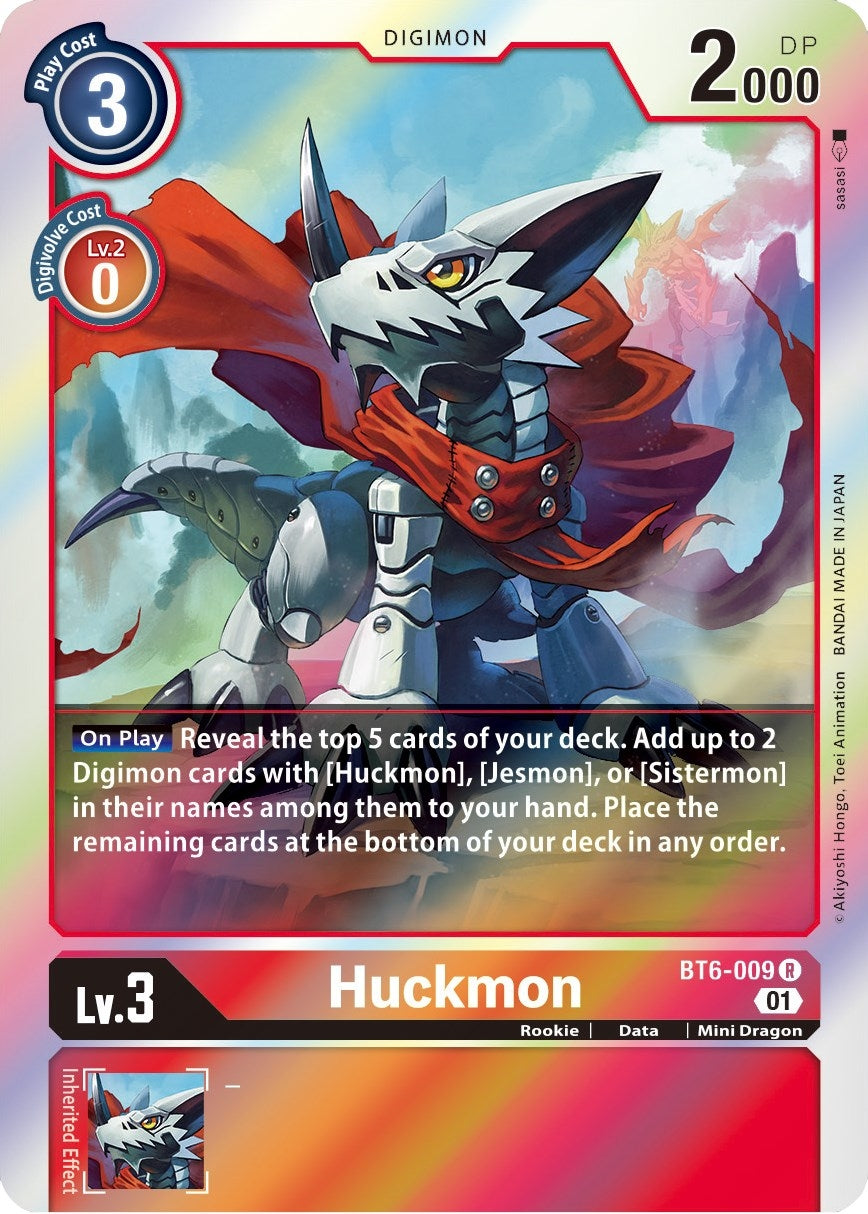Image for Huckmon (BT6-009 R) (BT06) - Digimon Card Game