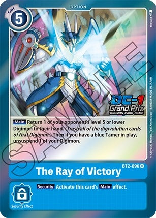Image for The Ray of Victory (DC-1 Grand Prix) (BT2-096 U) (BT01-03B) - Digimon Card Game