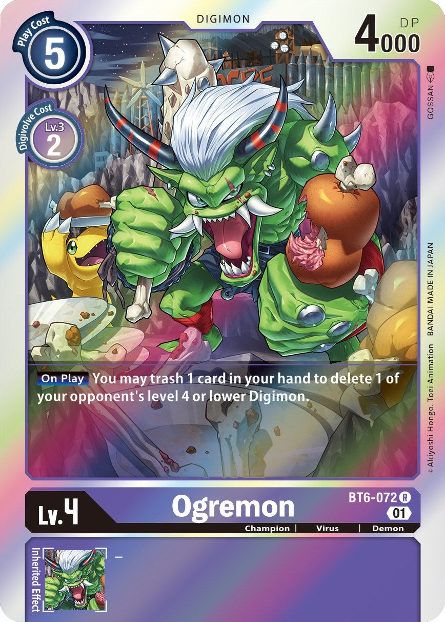 Image for Ogremon (BT6-072 R) (BT06) - Digimon Card Game
