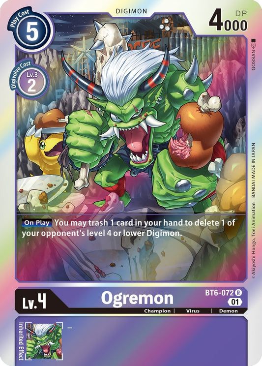 Image for Ogremon (BT6-072 R) (BT06) - Digimon Card Game