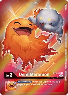 Image for DemiMeramon (Box Topper) (BT6-001 U) (BT06) - Digimon Card Game
