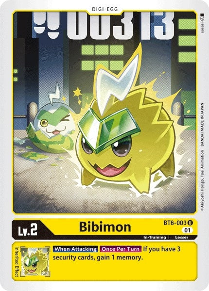 Image for Bibimon (BT6-003 U) (BT06) - Digimon Card Game