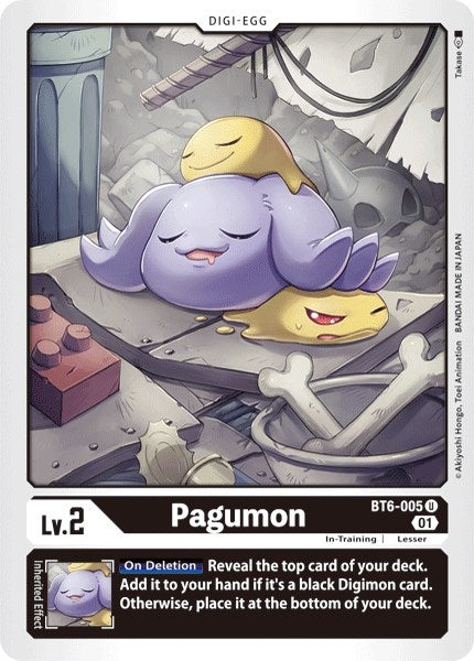 Image for Pagumon (BT6-005 U) (BT06) - Digimon Card Game