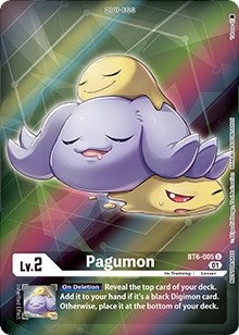 Image for Pagumon (Box Topper) (BT6-005 U) (BT06) - Digimon Card Game