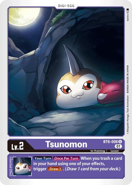 Image for Tsunomon (BT6-006 U) (BT06) - Digimon Card Game