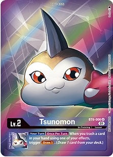 Image for Tsunomon (Box Topper) (BT6-006 U) (BT06) - Digimon Card Game