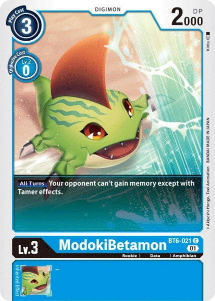 Image for ModokiBetamon (BT6-021 C) (BT06) - Digimon Card Game