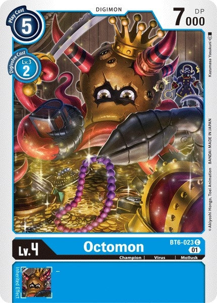 Image for Octomon (BT6-023 C) (BT06) - Digimon Card Game