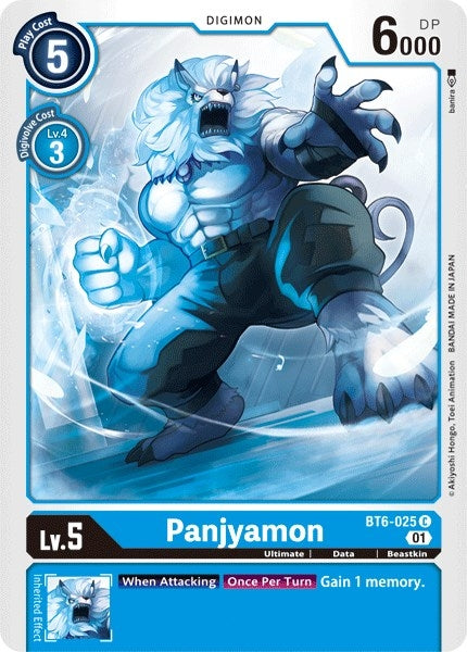 Image for Panjyamon (BT6-025 C) (BT06) - Digimon Card Game