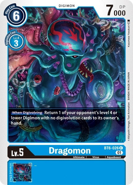 Image for Dragomon (BT6-026 C) (BT06) - Digimon Card Game