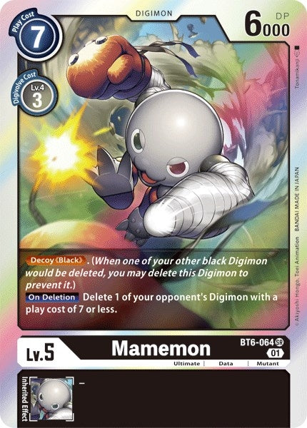 Image for Mamemon (BT6-064 SR) (BT06) - Digimon Card Game