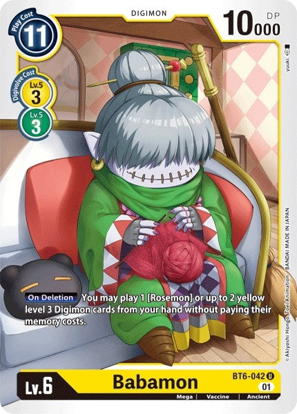 Image for Babamon (BT6-042 U) (BT06) - Digimon Card Game