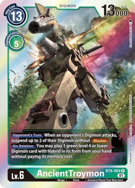 Image for AncientTroymon (BT6-054 R) (BT06) - Digimon Card Game