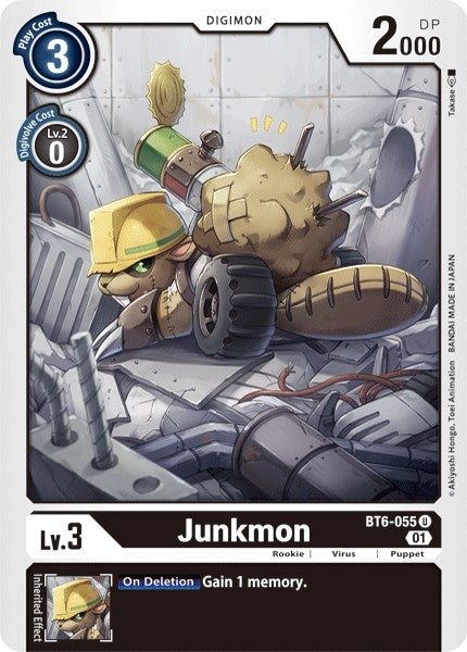 Image for Junkmon (BT6-055 U) (BT06) - Digimon Card Game