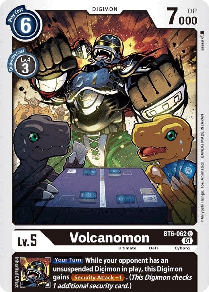 Image for Volcanomon (BT6-062 U) (BT06) - Digimon Card Game