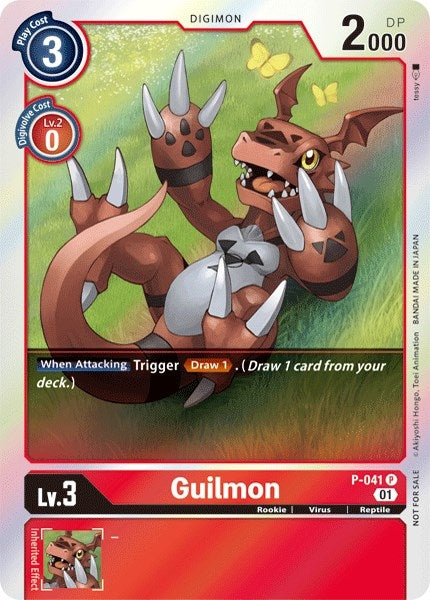 Image for Guilmon (P-041 P) (D-PR) - Digimon Card Game