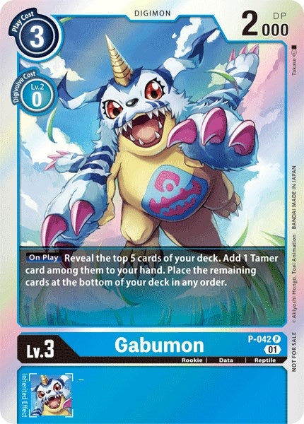 Image for Gabumon (P-042 P) (D-PR) - Digimon Card Game
