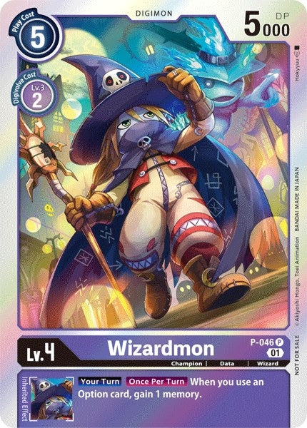 Image for Wizardmon (P-046 P) (D-PR) - Digimon Card Game