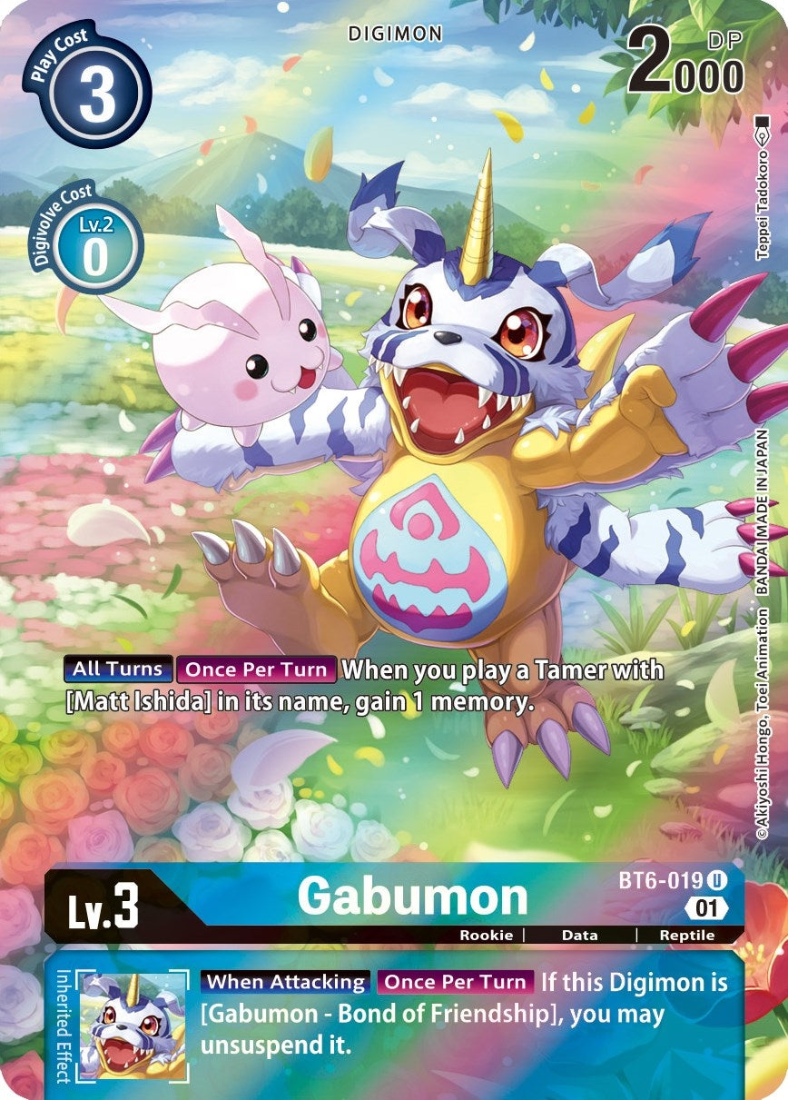 Image for Gabumon (Alternate Art) (BT6-019 U) (BT06) - Digimon Card Game