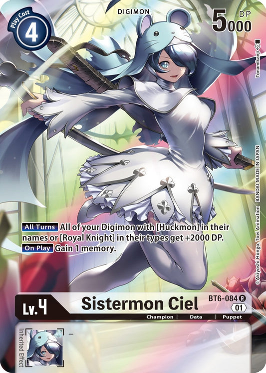 Image for Sistermon Ciel (Alternate Art) (BT6-084 R) (BT06) - Digimon Card Game