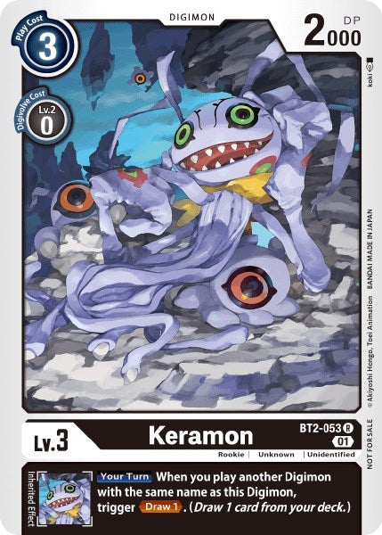 Image for Keramon - BT2-053 (Tamer Party Vol. 3 Promo) (BT2-053 R) (BT01-03A) - Digimon Card Game