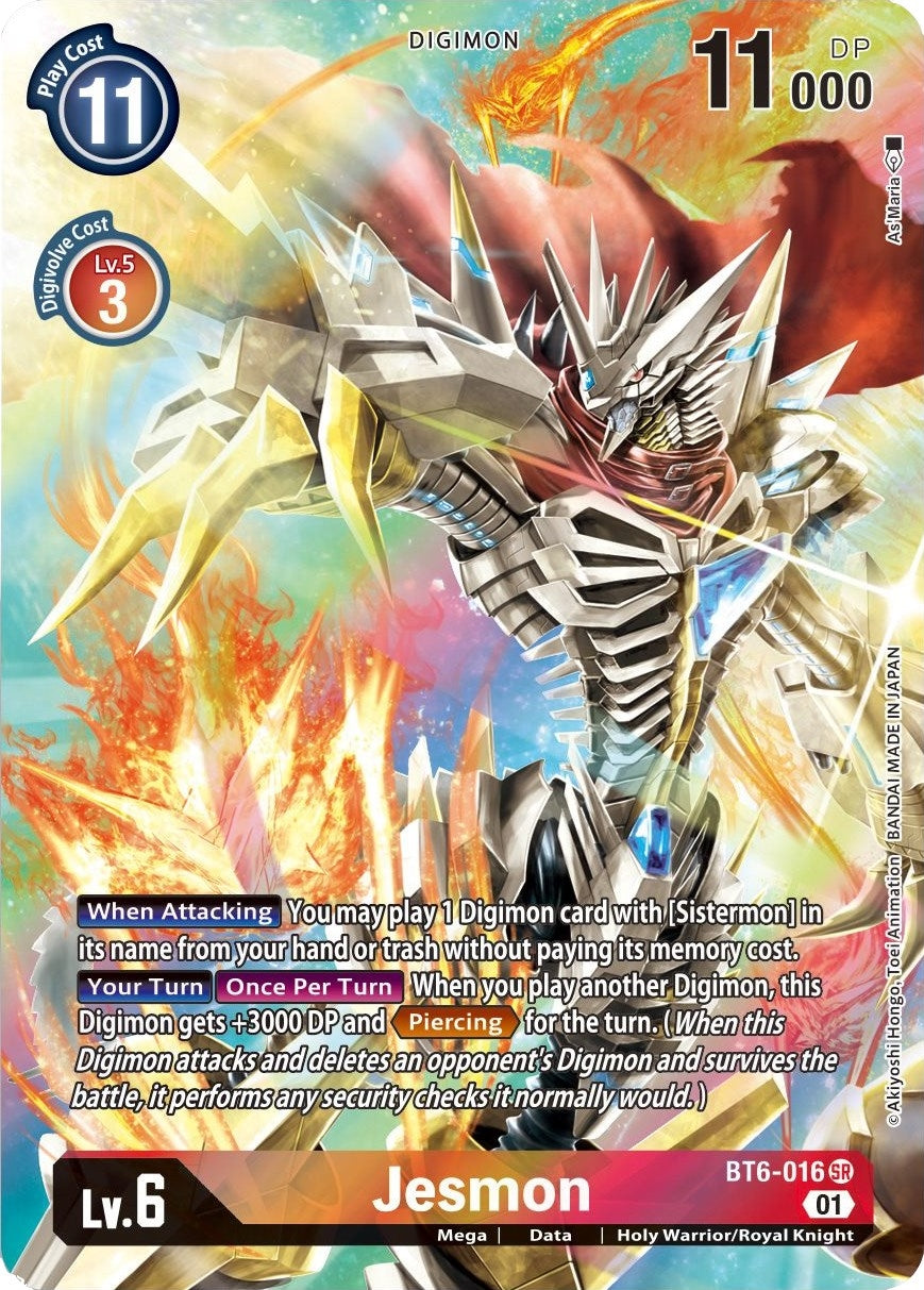 Image for Jesmon (Alternate Art) (BT6-016 SR) (BT06) - Digimon Card Game