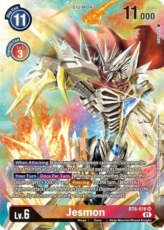 Image for Jesmon (Alternate Art) (BT6-016 SR) (BT06) - Digimon Card Game