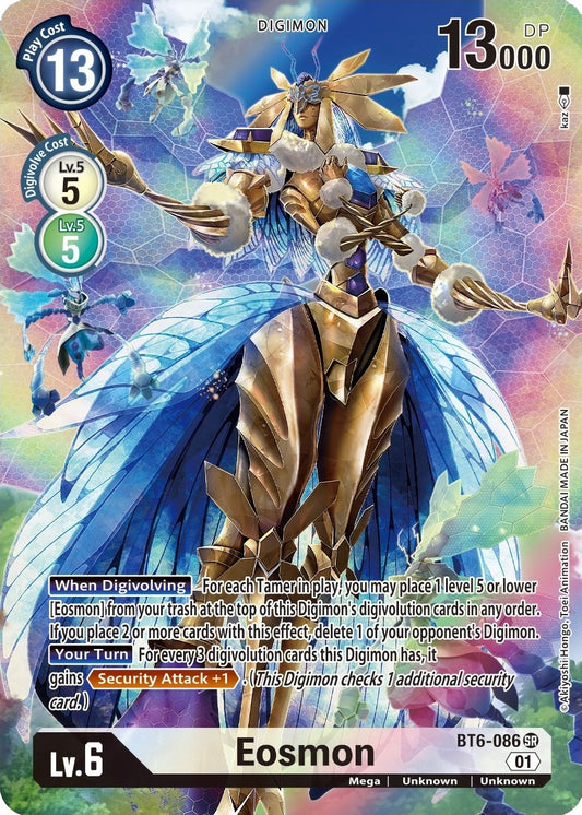 Image for Eosmon - BT6-086 (Alternate Art) (BT6-086 SR) (BT06) - Digimon Card Game