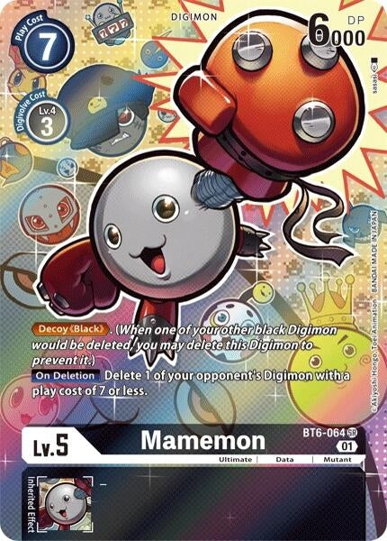 Image for Mamemon (Alternate Art) (BT6-064 SR) (BT06) - Digimon Card Game