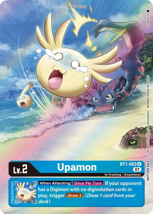 Image for Upamon (1-Year Anniversary Box Topper) (BT1-003 R) (BT01-03A) - Digimon Card Game