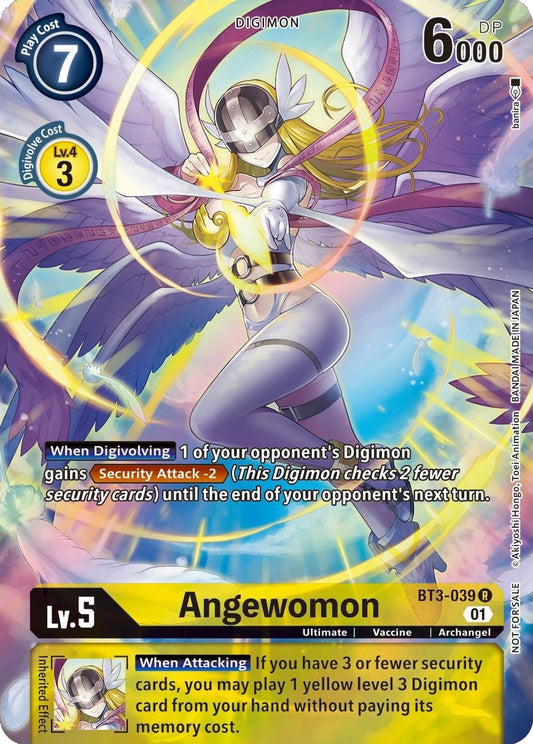 Image for Angewomon (1-Year Anniversary Box Topper) (BT3-039 R) (BT01-03A) - Digimon Card Game