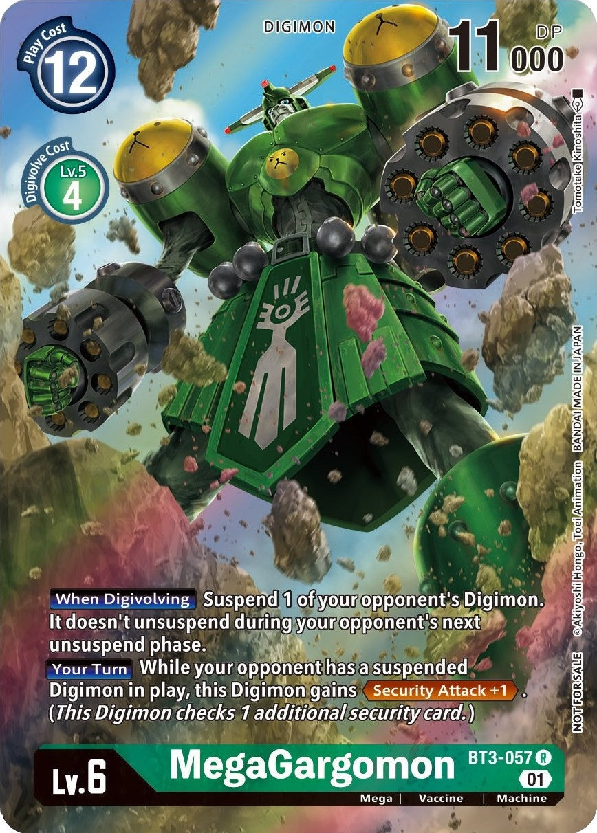Image for MegaGargomon (1-Year Anniversary Box Topper) (BT3-057 R) (BT01-03A) - Digimon Card Game