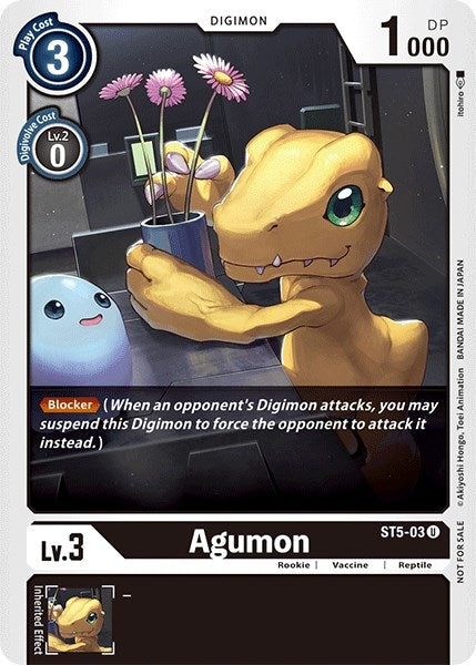 Image for Agumon (Official Tournament Pack Vol.3) (ST5-03 U) (ST-5) - Digimon Card Game