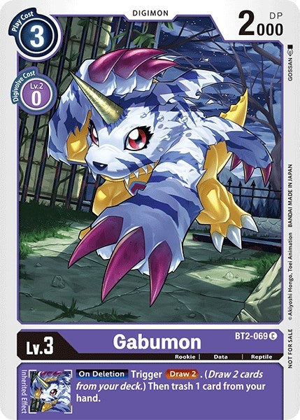 Image for Gabumon - BT2-069 (Official Tournament Pack Vol.3) (BT2-069 C) (BT01-03A) - Digimon Card Game