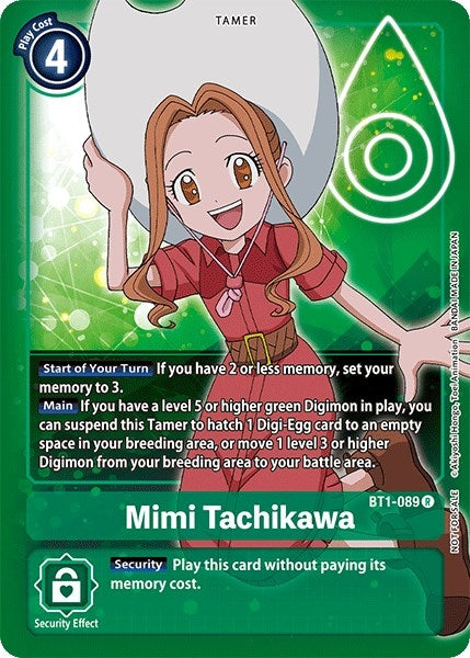 Image for Mimi Tachikawa - BT1-089 (Official Tournament Pack Vol.3) (BT1-089 R) (BT01-03A) - Digimon Card Game