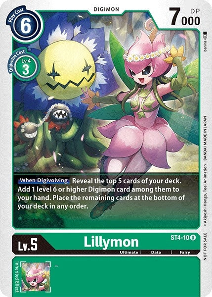Image for Lillymon (Official Tournament Pack Vol.3) (ST4-10 U) (ST-4) - Digimon Card Game