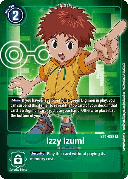 Image for Izzy Izumi (Official Tournament Pack Vol.3) (BT1-088 R) (BT01-03A) - Digimon Card Game